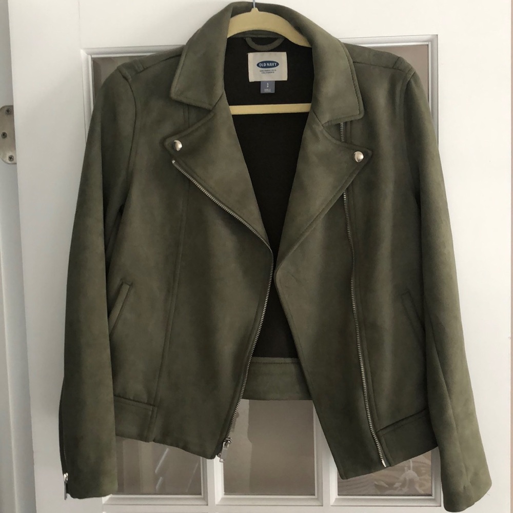 Faux Suede Jacket